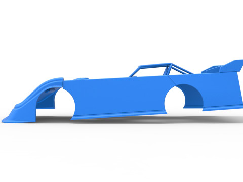 Shell of Super Dirt Late model Version 2 Scale 1 to 25 3D Print Model