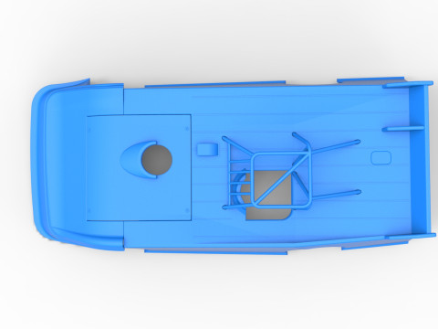 Shell of Super Dirt Late model Version 2 Scale 1 to 25 3D Print Model