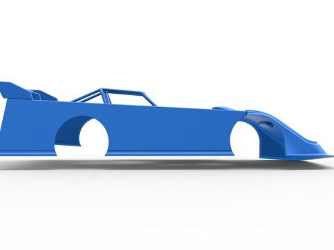 Shell of Super Dirt Late model Version 2 Scale 1 to 25 3D Print Model