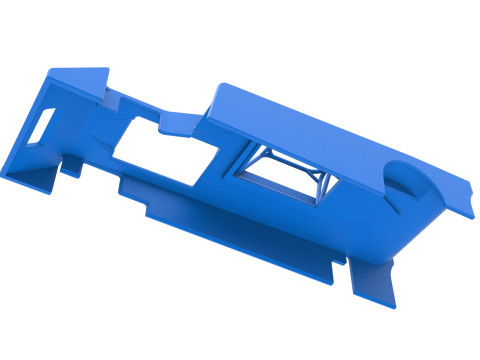 Shell of Small Block Supermodified race car Scale 1 to 25 3Dプリントモデル