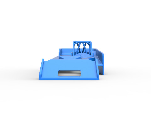 Shell of Small Block Supermodified race car Scale 1 to 25 3Dプリントモデル