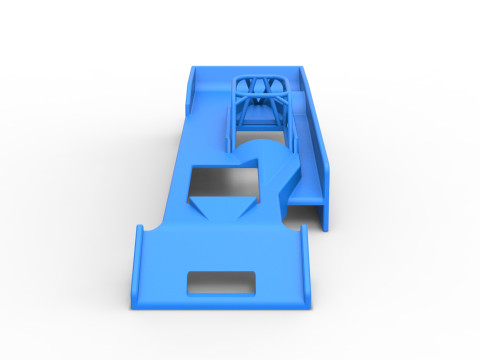 Shell of Small Block Supermodified race car Scale 1 to 25 3Dプリントモデル