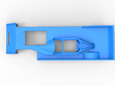 Shell of Small Block Supermodified race car Scale 1 to 25 3Dプリントモデル