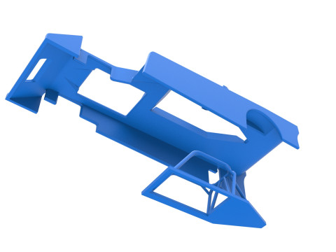 Shell of Small Block Supermodified race car Scale 1 to 25 3Dプリントモデル
