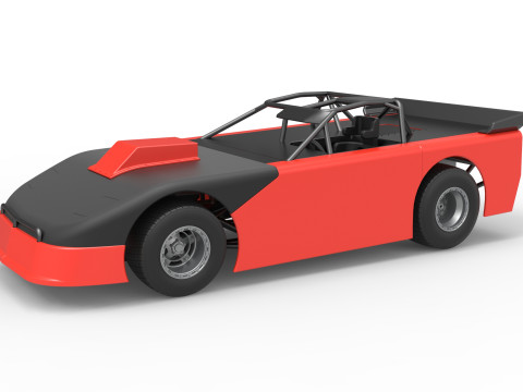 New Zealand Super Saloon race car Version 2 Scale 1 to 25 3Dプリントモデル