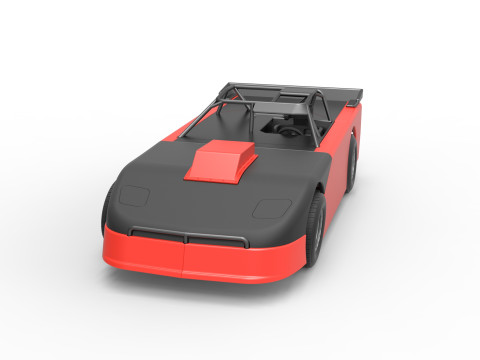 New Zealand Super Saloon race car Version 2 Scale 1 to 25 3Dプリントモデル