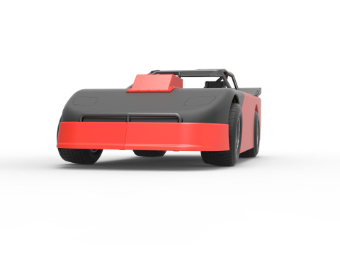 New Zealand Super Saloon race car Version 2 Scale 1 to 25 3Dプリントモデル