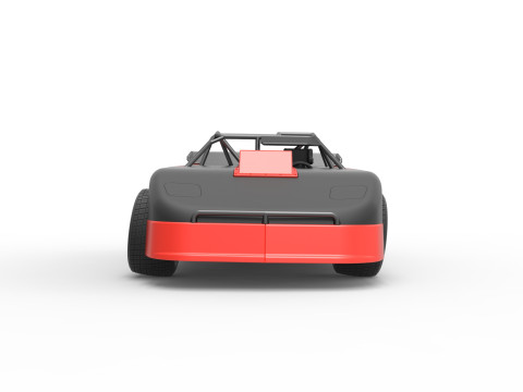 New Zealand Super Saloon race car Version 2 Scale 1 to 25 3Dプリントモデル