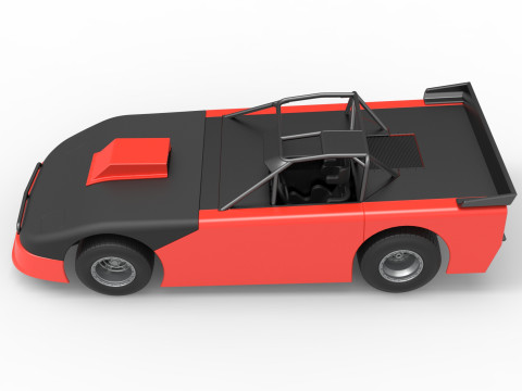 New Zealand Super Saloon race car Version 2 Scale 1 to 25 3Dプリントモデル