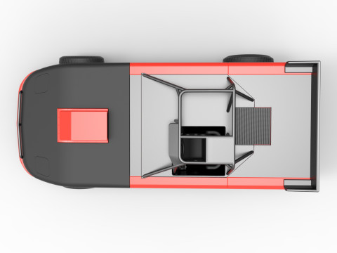 New Zealand Super Saloon race car Version 2 Scale 1 to 25 3Dプリントモデル
