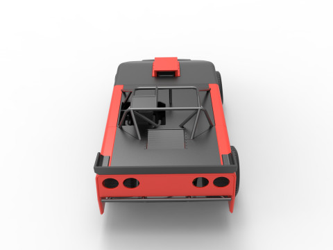 New Zealand Super Saloon race car Version 2 Scale 1 to 25 3Dプリントモデル