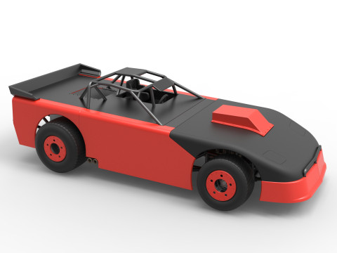 New Zealand Super Saloon race car Version 2 Scale 1 to 25 3Dプリントモデル