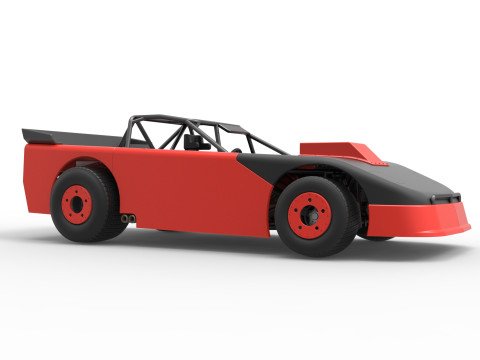 New Zealand Super Saloon race car Version 2 Scale 1 to 25 3Dプリントモデル