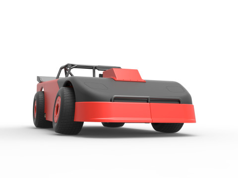 New Zealand Super Saloon race car Version 2 Scale 1 to 25 3Dプリントモデル