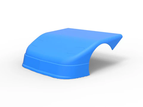 ニュージーランド スーパーサルーン レースカーのノーズ バージョン 2 スケール 1 ～ 25 3Dプリントモデル