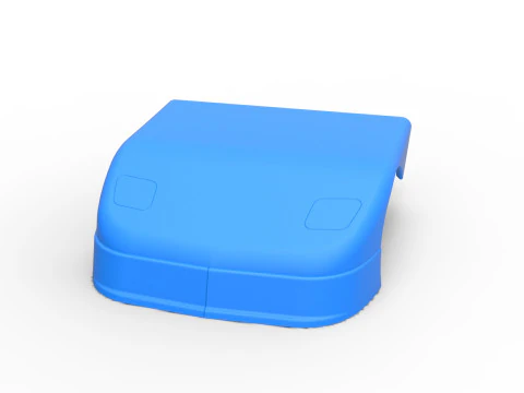 ニュージーランド スーパーサルーン レースカーのノーズ バージョン 2 スケール 1 ～ 25 3Dプリントモデル