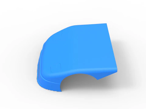 ニュージーランド スーパーサルーン レースカーのノーズ バージョン 2 スケール 1 ～ 25 3Dプリントモデル