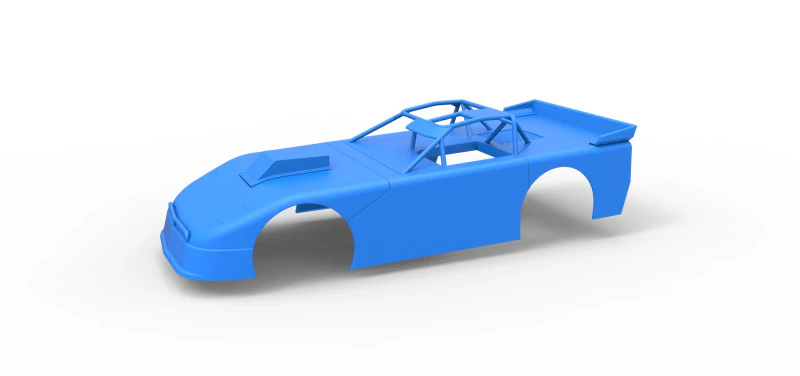 新西兰 Shell 超级轿车赛车版本 2 比例 1 至 25 3D 打印模型 .c4d .max .obj .3ds .fbx .stl .blend 
