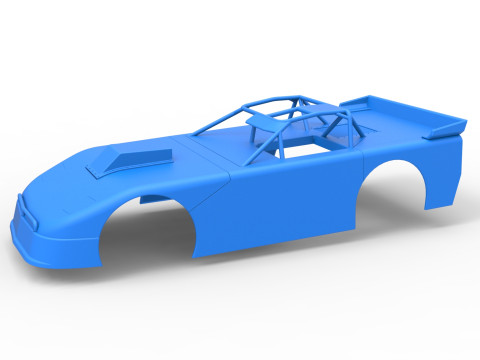 Shell of New Zealand Super Saloon race car Version 2 Scale 1 to 25 3D 프린트 모델