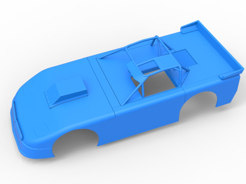 Shell of New Zealand Super Saloon race car Version 2 Scale 1 to 25 3Dプリントモデル