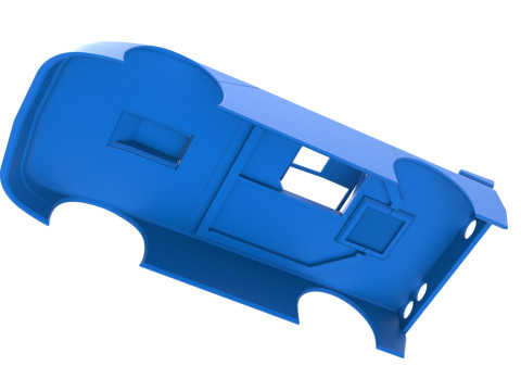 Shell of New Zealand Super Saloon race car Version 2 Scale 1 to 25 3Dプリントモデル
