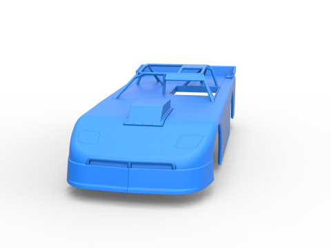 Shell of New Zealand Super Saloon race car Version 2 Scale 1 to 25 3Dプリントモデル
