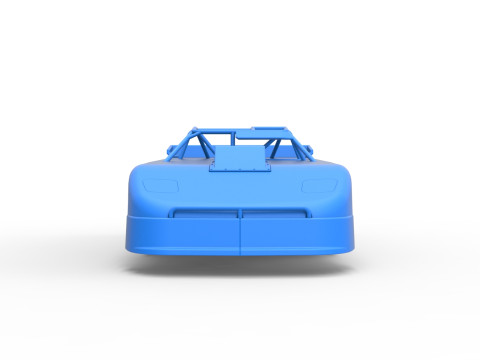 Shell of New Zealand Super Saloon race car Version 2 Scale 1 to 25 3Dプリントモデル