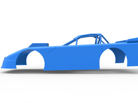Shell of New Zealand Super Saloon race car Version 2 Scale 1 to 25 3Dプリントモデル