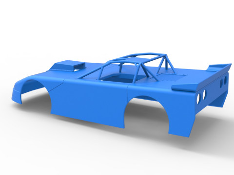 Shell of New Zealand Super Saloon race car Version 2 Scale 1 to 25 3Dプリントモデル