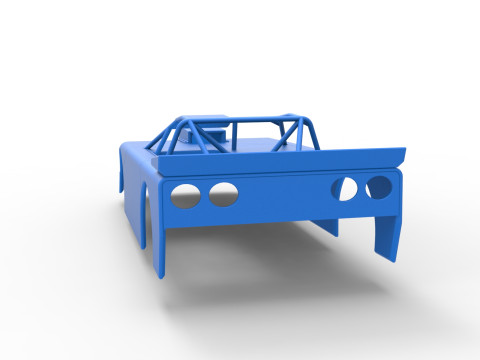 Shell of New Zealand Super Saloon race car Version 2 Scale 1 to 25 3Dプリントモデル