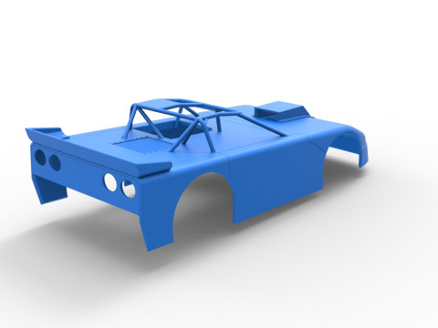 Shell of New Zealand Super Saloon race car Version 2 Scale 1 to 25 3Dプリントモデル
