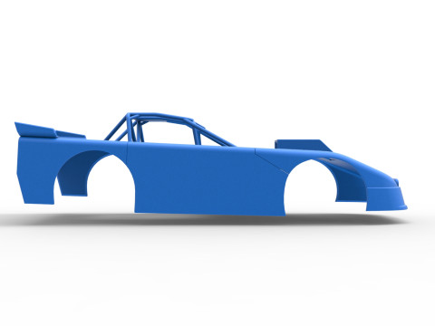 Shell of New Zealand Super Saloon race car Version 2 Scale 1 to 25 3Dプリントモデル