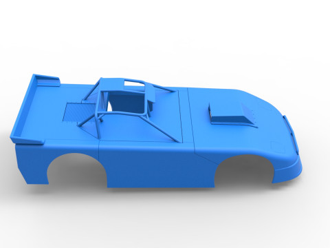 Shell of New Zealand Super Saloon race car Version 2 Scale 1 to 25 3Dプリントモデル
