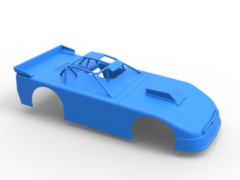 Shell of New Zealand Super Saloon race car Version 2 Scale 1 to 25 3Dプリントモデル