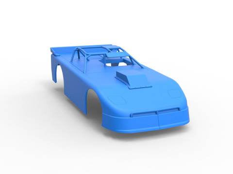 Shell of New Zealand Super Saloon race car Version 2 Scale 1 to 25 3Dプリントモデル