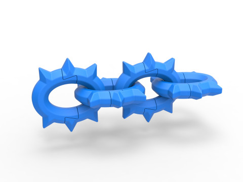 Cosplay Chain 41 3Dプリントモデル