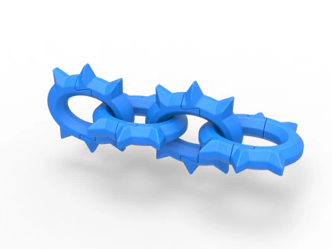 コスプレチェーン 41 3Dプリントモデル