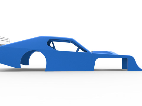 Shell of Asphalt Modified stock car V1 Scale 1 to 25 3Dプリントモデル