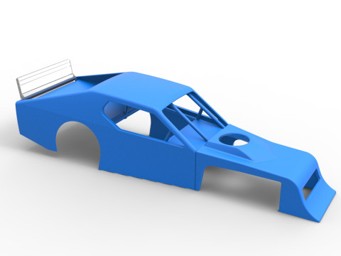 Shell of Asphalt Modified stock car V1 Scale 1 to 25 3Dプリントモデル
