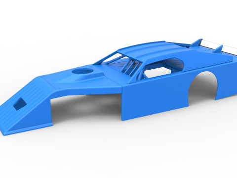 Shell of Asphalt Modified stock car V2 Scale 1 to 25 3D Print Model