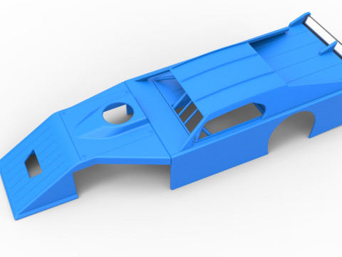 Shell of Asphalt Modified stock car V2 Scale 1 to 25 3D Принт Модель