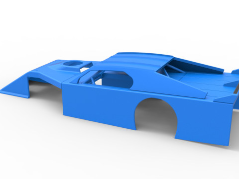 Shell of Asphalt Modified stock car V2 Scale 1 to 25 3D Принт Модель