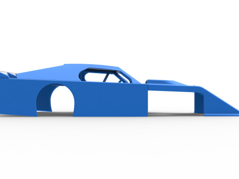Shell of Asphalt Modified stock car V2 Scale 1 to 25 3D Принт Модель