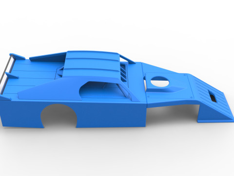 Shell of Asphalt Modified stock car V2 Scale 1 to 25 3D Принт Модель