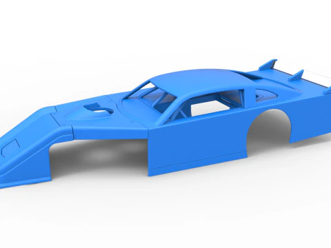 Guscio di asfalto Auto di serie modificata V3 Scala da 1 a 25 Modello di stampa 3D