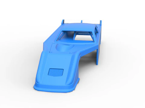 Shell of Asphalt Modificado stock car V3 Escala 1 a 25 Modelo de Impressão 3D
