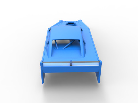 Shell of Asphalt Modified stock car V3 Scale 1 to 25 Modelo de impresión 3D
