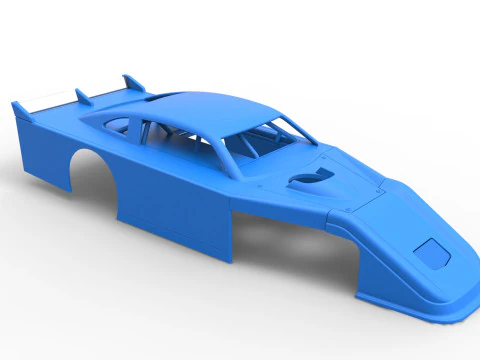 Shell of Asphalt Modificado stock car V3 Escala 1 a 25 Modelo de Impressão 3D