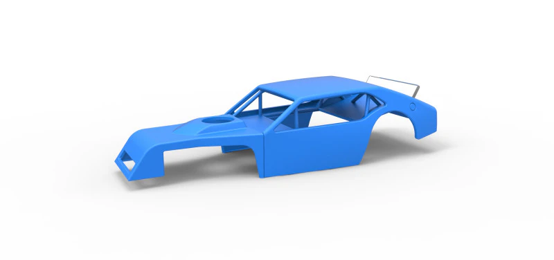 Shell of Vintage Asphalt Modified stock car V1 Scale 1 to 25 3D Print Model .c4d .max .obj .3ds .fbx .stl .blend 