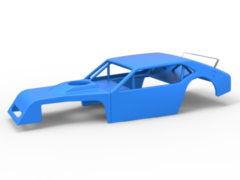 Shell of Vintage Asphalt Modified stock car V1 Scale 1 to 25 3Dプリントモデル